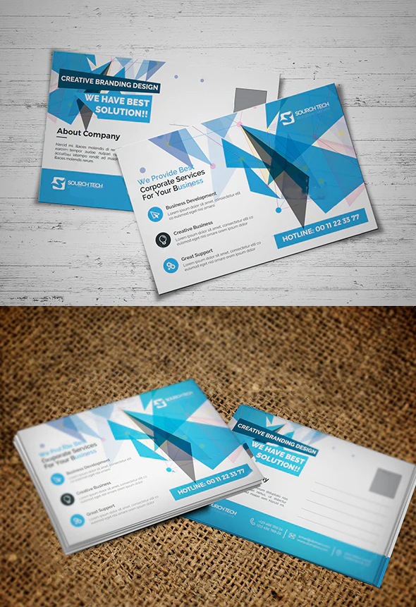 Best Creative Branding Post Card Design