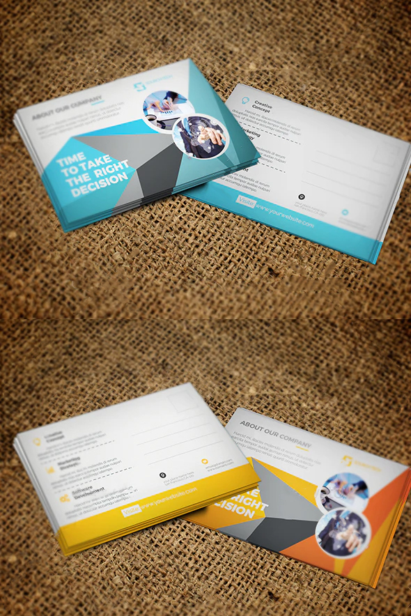 Creative Company Post Card Design Service