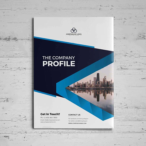 Top company profile design template