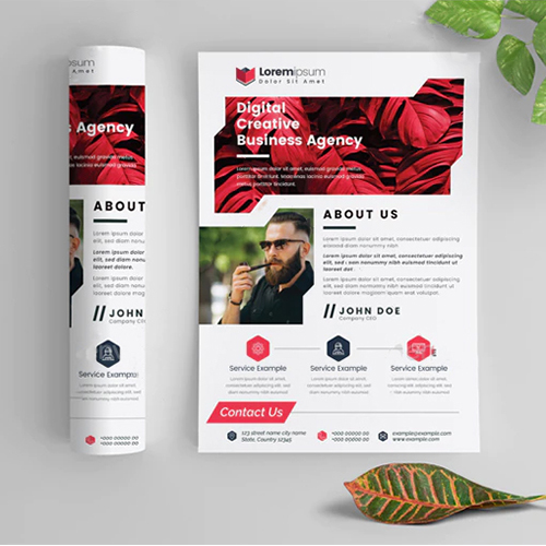 Digital creative Agency flyer design