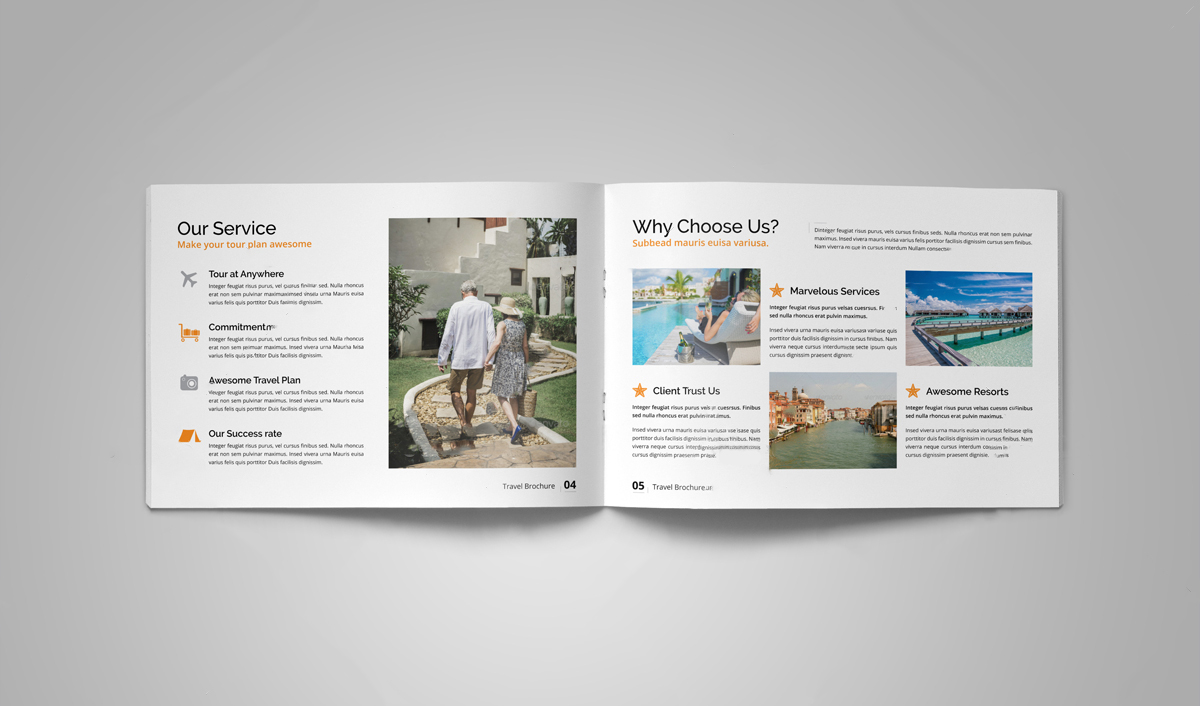 Top travel agency brochure design